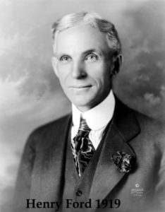 A 1919 portrait of Henry Ford.